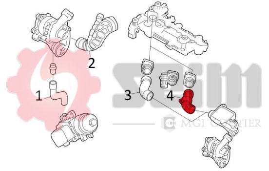 Charger Air Hose, Image 3