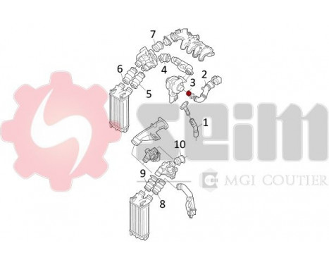 Charger Air Hose, Image 3