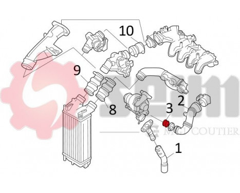 Charger Air Hose, Image 6