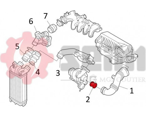 Charger Air Hose, Image 8