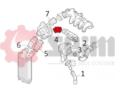 Charger Air Hose, Image 3