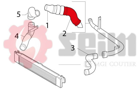 Charger Air Hose, Image 2