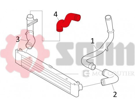 Charger Air Hose, Image 2