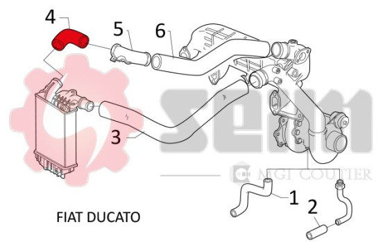 Charger Air Hose, Image 6