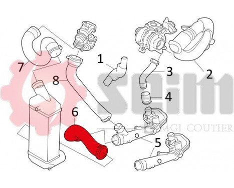 Charger Air Hose, Image 2