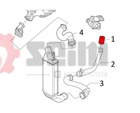 Charger Air Hose, Image 3