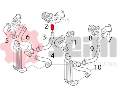 Charger Air Hose, Image 8