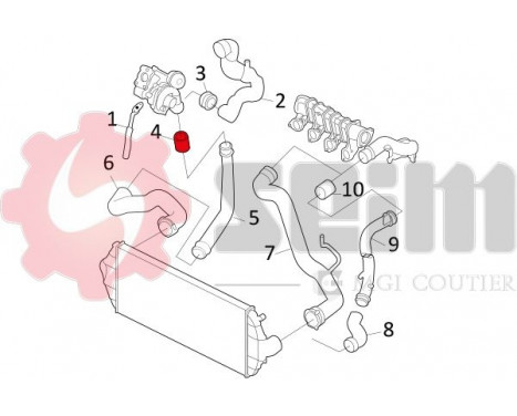 Charger Air Hose, Image 11