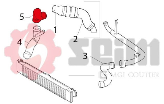 Charger Air Hose, Image 2