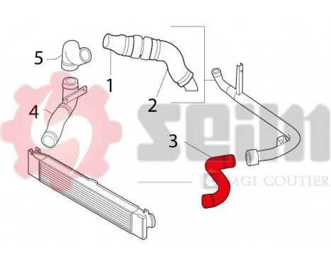 Charger Air Hose, Image 2