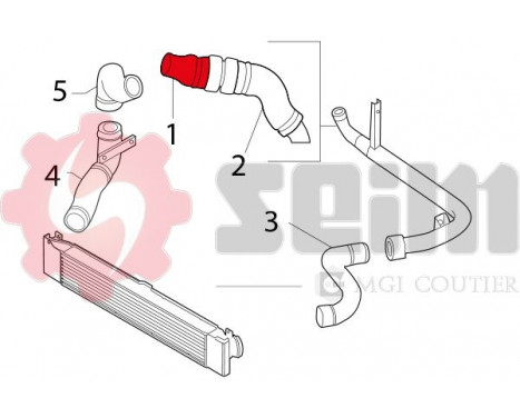 Charger Air Hose, Image 2