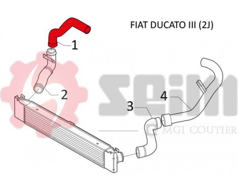 Charger Air Hose, Image 2