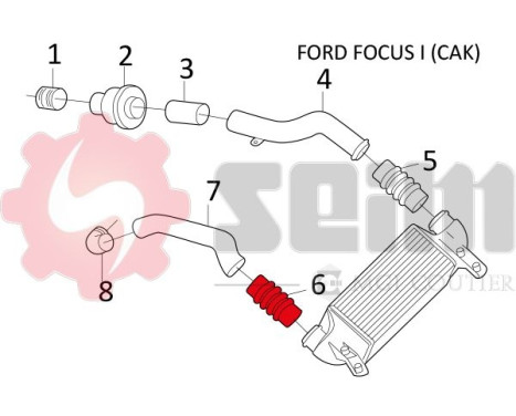 Charger Air Hose, Image 3
