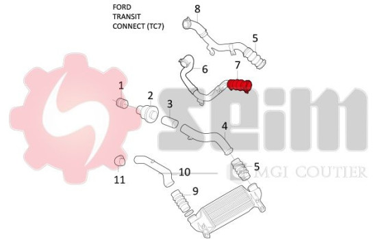 Charger Air Hose, Image 2