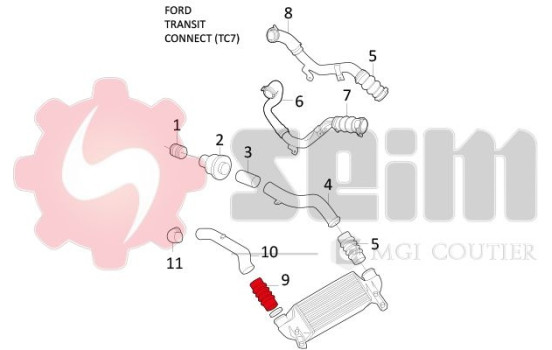 Charger Air Hose, Image 3