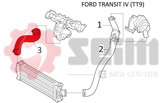 Charger Air Hose, Image 2