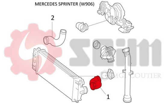 Charger Air Hose, Image 2