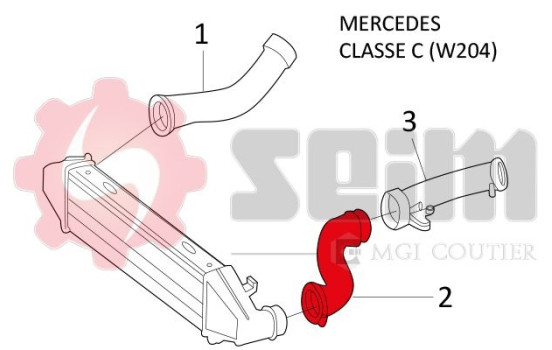Charger Air Hose, Image 2