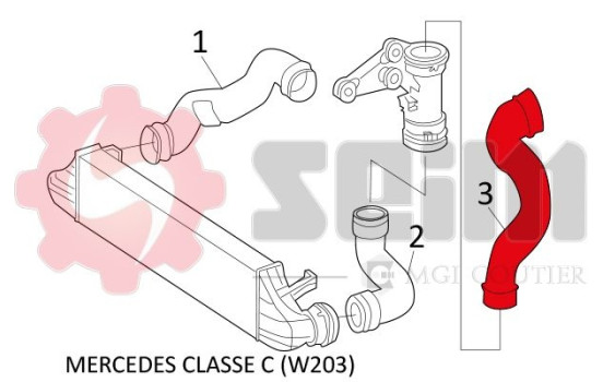 Charger Air Hose, Image 2