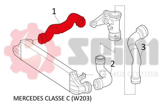 Charger Air Hose, Image 2