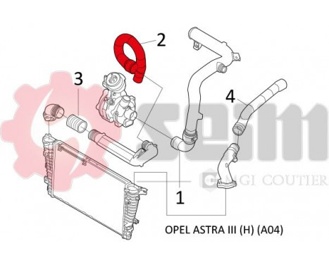 Charger Air Hose, Image 2