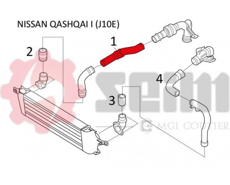 Charger Air Hose, Image 3
