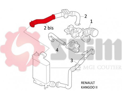 Charger Air Hose, Image 2