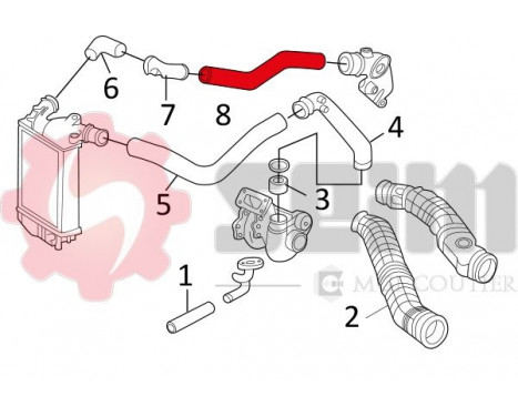 Charger Air Hose, Image 3