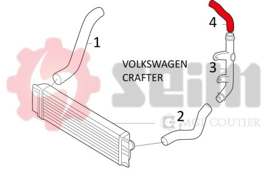 Charger Air Hose, Image 2