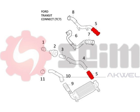 Charger Air Hose, Image 5