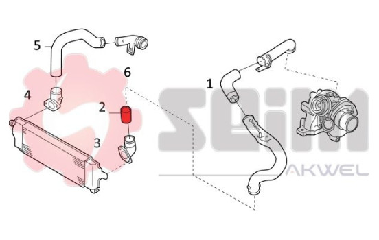 Charger Air Hose, Image 4