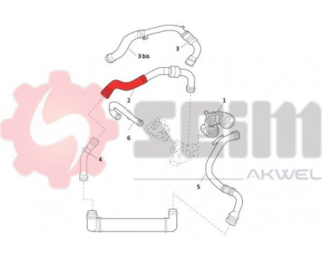 Charger Air Hose, Image 2