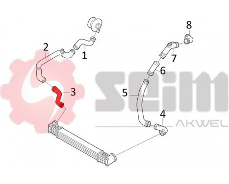 Charger Air Hose, Image 3