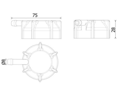 Cap, coolant tank BEHR *** PREMIUM LINE ***, Image 10