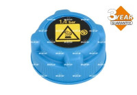Closing cover, coolant reservoir