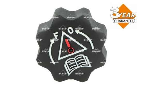 Closing cover, coolant reservoir