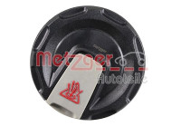 Closing cover, coolant reservoir