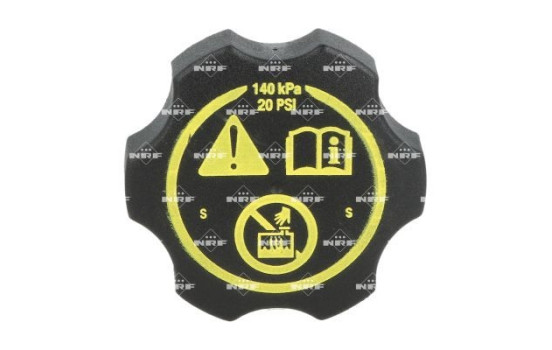 Closing cover, coolant reservoir