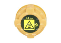 Closing cover, coolant reservoir