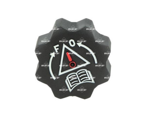 Closing cover, coolant reservoir