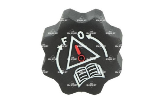 Closing cover, coolant reservoir