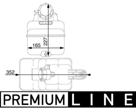 Expansion Tank, coolant BEHR *** PREMIUM LINE ***