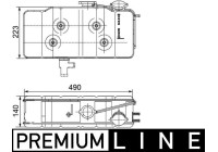 Expansion Tank, coolant BEHR *** PREMIUM LINE ***
