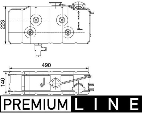 Expansion Tank, coolant BEHR *** PREMIUM LINE ***