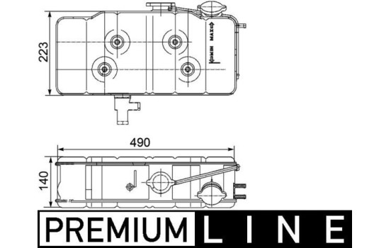 Expansion Tank, coolant BEHR *** PREMIUM LINE ***