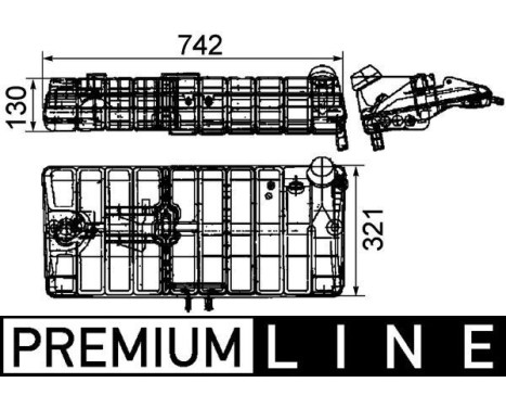 Expansion Tank, coolant BEHR *** PREMIUM LINE ***