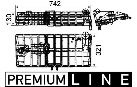 Expansion Tank, coolant BEHR *** PREMIUM LINE ***