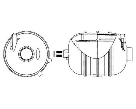 Expansion Tank, coolant BEHR