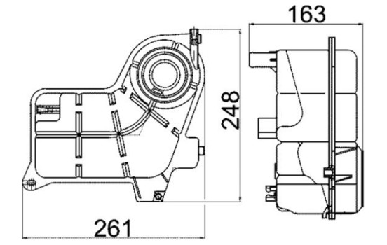 Expansion Tank, coolant BEHR