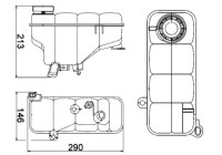 Expansion Tank, coolant BEHR